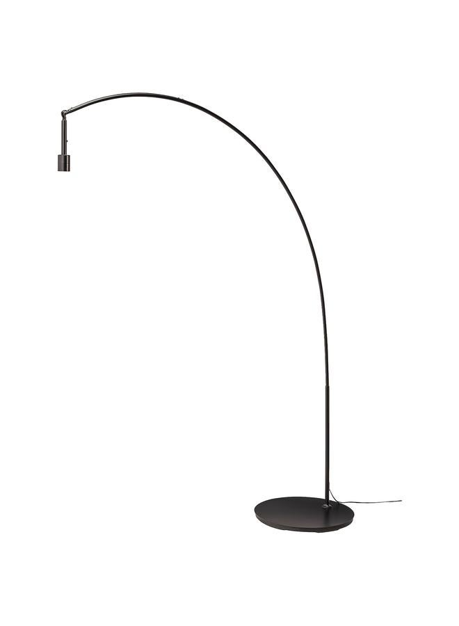 Zaboon Floor Lamp Base, Arched, Black - Image 1