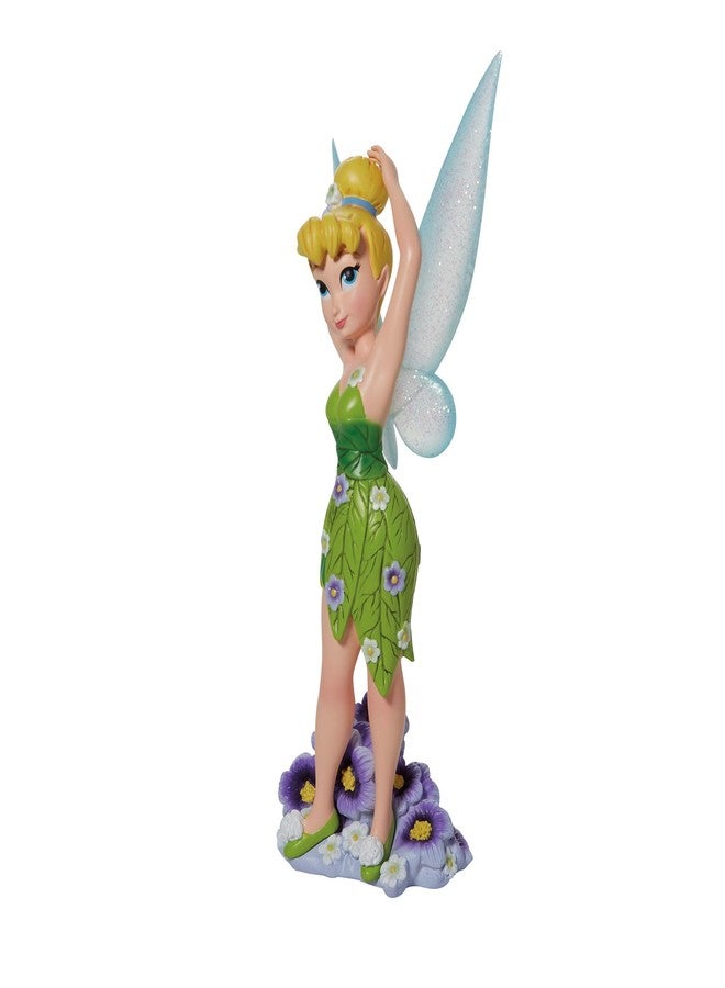 Enesco Disney Showcase Botanical Tinker Bell in Pansies Figurine, 8.11 Inch, Multicolor - Image 4