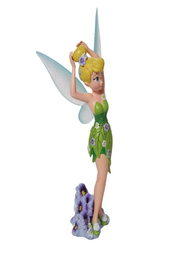 Enesco Disney Showcase Botanical Tinker Bell in Pansies Figurine, 8.11 Inch, Multicolor - Image 5