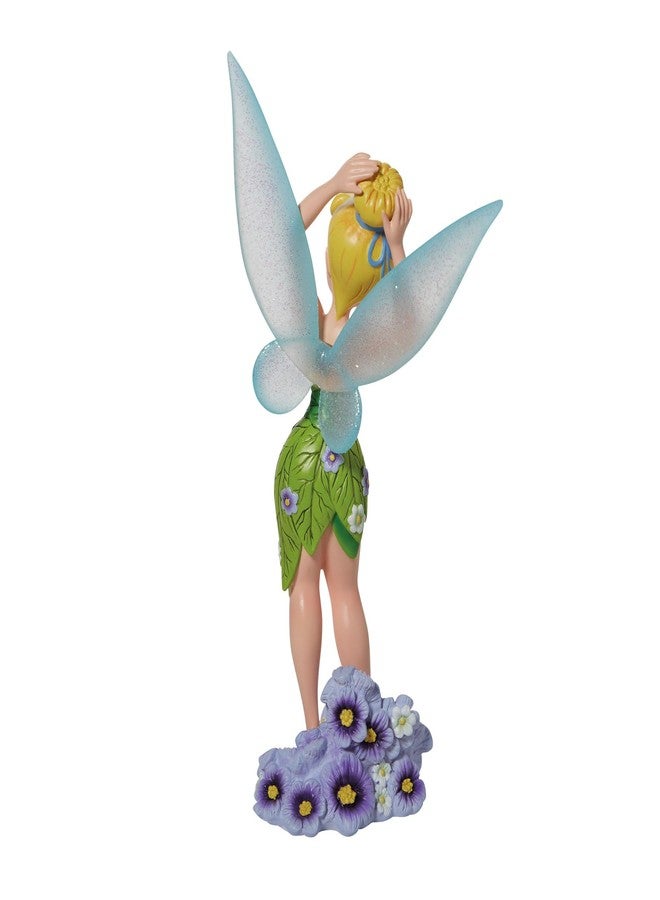 Enesco Disney Showcase Botanical Tinker Bell in Pansies Figurine, 8.11 Inch, Multicolor - Image 3
