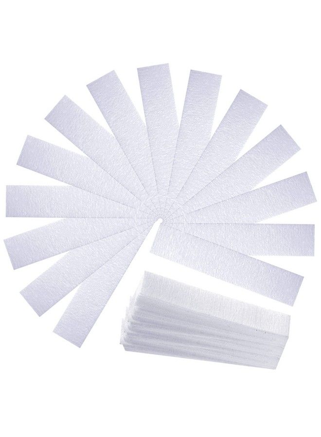 Maitys 200 Pieces Eyebrows Small Wax Strips Kit Hair Removal Wax Paper Facial Waxing Strips Epilating Waxing Pads For Women Girls Men Eyebrow Body Face Arms Lip 0.4 X 2.4 Inches White (200 Pieces) - Image 2