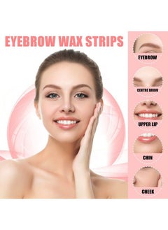 Maitys 200 Pieces Eyebrows Small Wax Strips Kit Hair Removal Wax Paper Facial Waxing Strips Epilating Waxing Pads For Women Girls Men Eyebrow Body Face Arms Lip 0.4 X 2.4 Inches White (200 Pieces)  - Image 4