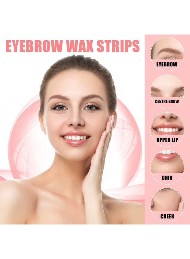 Maitys 200 Pieces Eyebrows Small Wax Strips Kit Hair Removal Wax Paper Facial Waxing Strips Epilating Waxing Pads For Women Girls Men Eyebrow Body Face Arms Lip 0.4 X 2.4 Inches White (200 Pieces) - Image 4