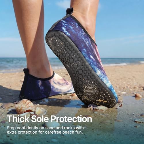 ATHMILE Water Shoes for Women Men QuickDry Aqua Socks Swim Beach Barefoot Yoga Exercise Wear Sport Accessories Pool Camping Must Haves Adult Youth Size 1011Women910Men - Image 3