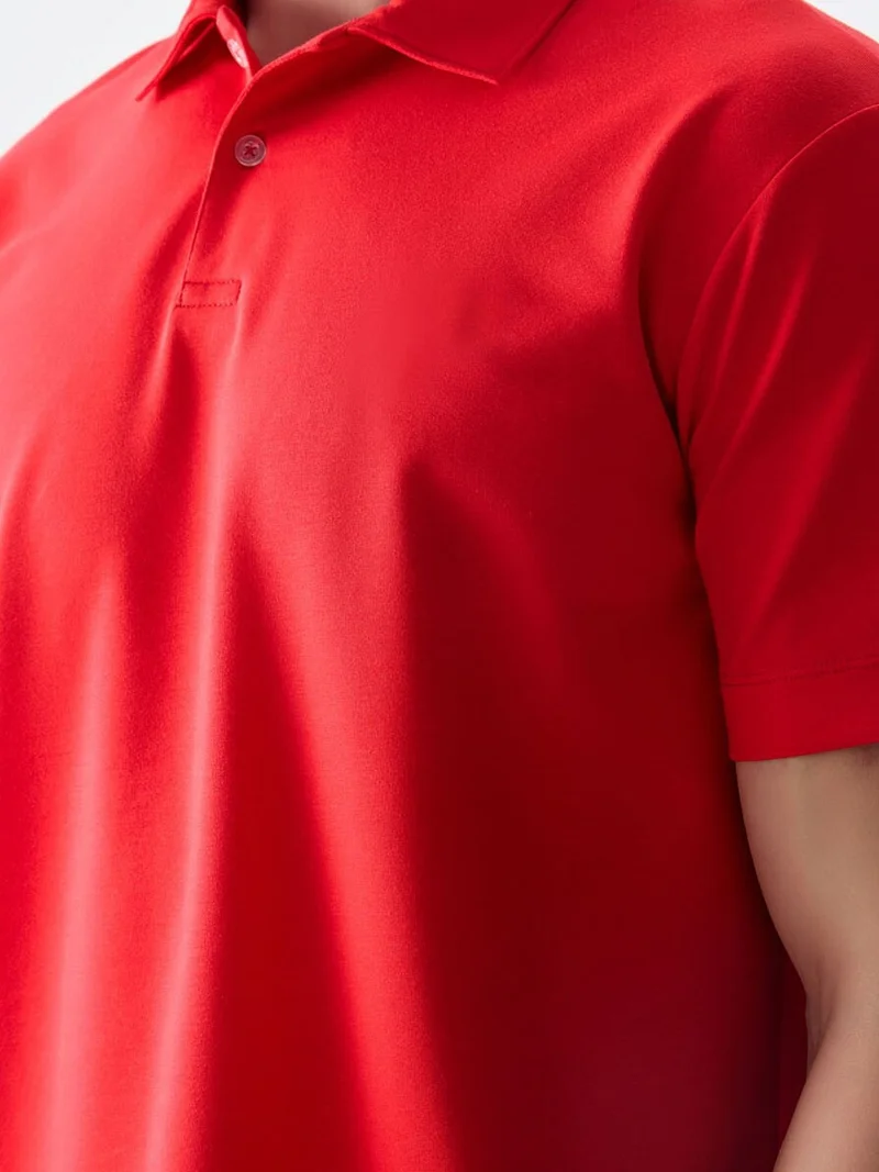 تومي لايف TOMMY Oversized Polo Collar T-Shirt