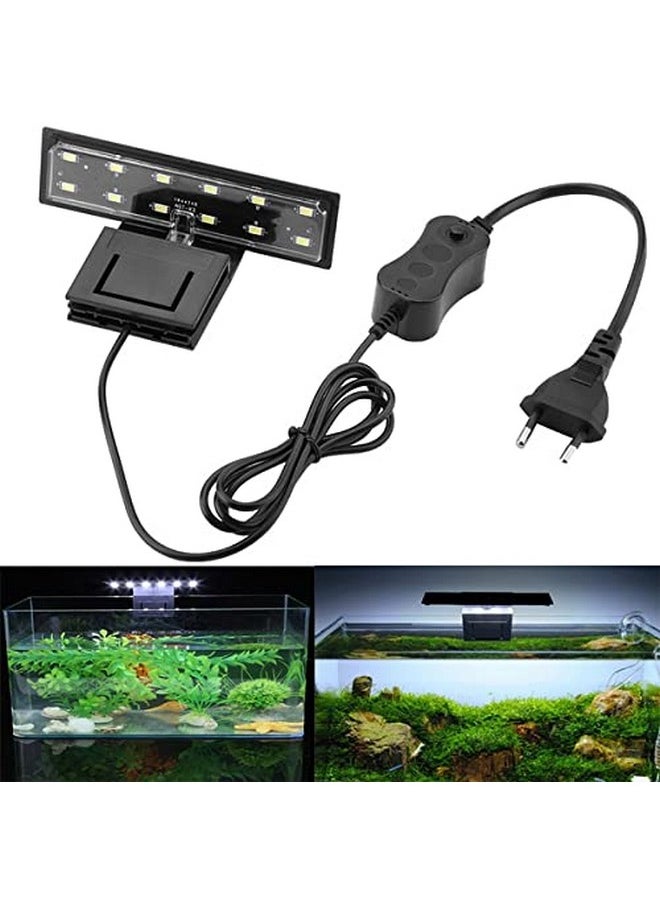 VAYINATO Petzlifeworld Super Slim Led Aquarium Light(Suits Upto 2Ft Tank) Plants Grow Lighting Creative Clip-On Lamp (Black, X3)  - Image 1