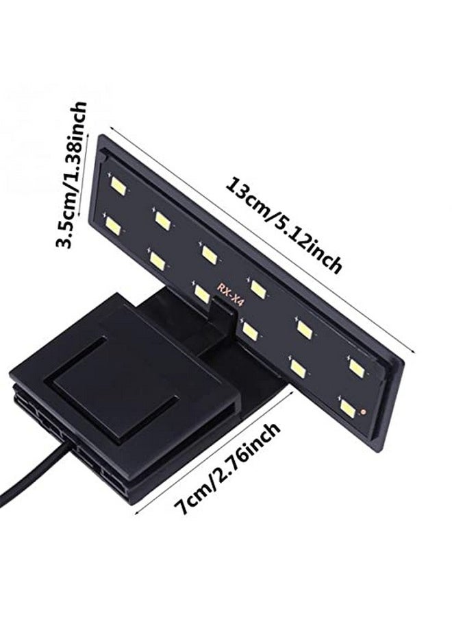 VAYINATO Petzlifeworld Super Slim Led Aquarium Light(Suits Upto 2Ft Tank) Plants Grow Lighting Creative Clip-On Lamp (Black, X3)  - Image 2