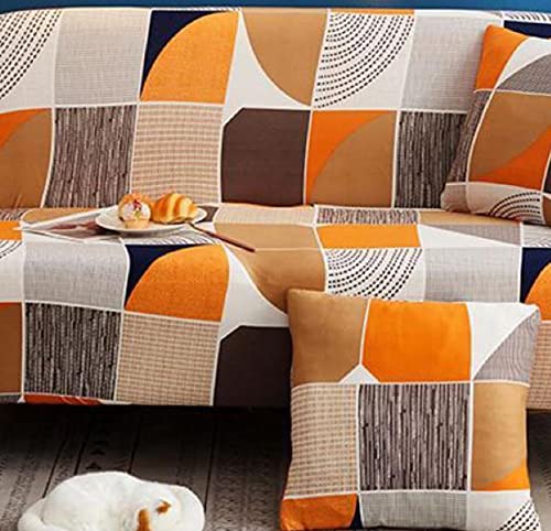 A CUBE LUXURY SOLUTIONS A CUBE LUXURY SOLUTIONS Polyester Spandex Universal 3 Seater Sofa Cover Big Elasticity Cover for Couch Flexible Stretch Sofa Slipcover  - Image 2