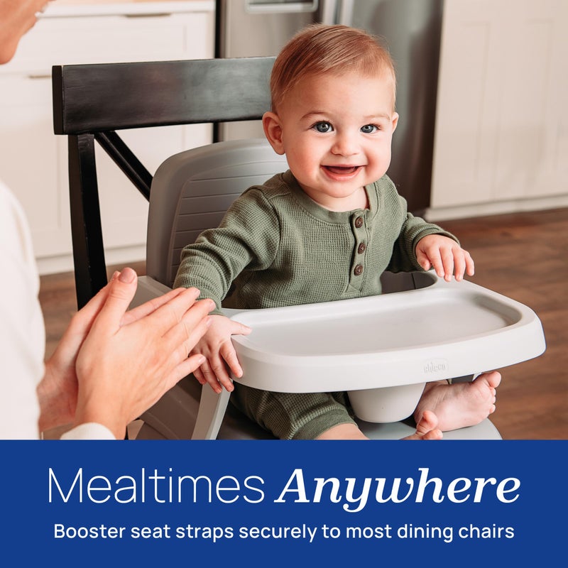 Chicco Bento Booster 3-in-1 Portable Booster Seat for Table, Feeding Seat and Toddler Chair for Babies and Toddlers, for Children up to 50 lbs., Lightweight, Compact Fold, Oat/Beige - Image 2