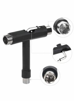 Excefore Skate Tools, All-in-One Skateboard Ball Bearings Portable T Tool Accessory L-Type Cross Head Wrench Tools Multi-function for Scooter Longboard  - Image 2