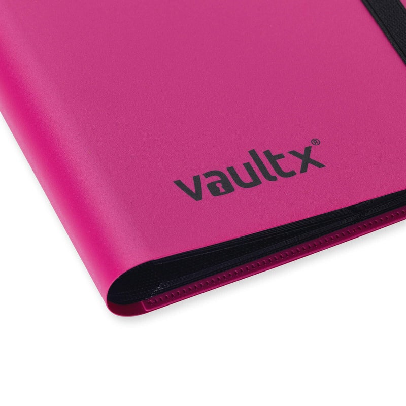 Vault X 4 Pocket Trading Card Strap Binder, 160 Cards, Standard, 20 Side-Loading Pages, TCG (Pink) - Image 4