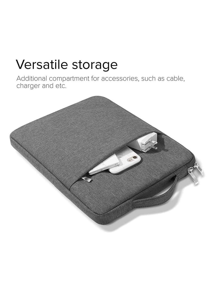 Ntech Grey 15 Inch Mac book Pro Laptop Sleeve Slim Protective Case Pocket Bag Pouch Water Resistant Skin Cover for Carrying Notebook Computer MacBook Pro Acer Dell Asus Lenovo - Image 2