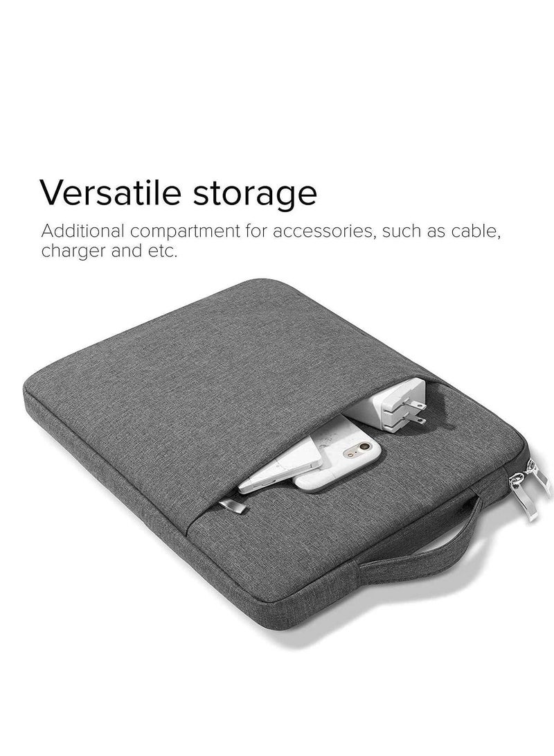 Ntech Grey 15 Inch Mac book Pro Laptop Sleeve Slim Protective Case Pocket Bag Pouch Water Resistant Skin Cover for Carrying Notebook Computer MacBook Pro Acer Dell Asus Lenovo - Image 4