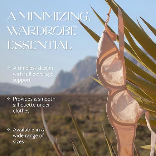 Triumph Essential Minimizer Bra for Women - Full-Coverage Underwire Bra, Natural Shaping - Smooth Skin, 40D - Image 5