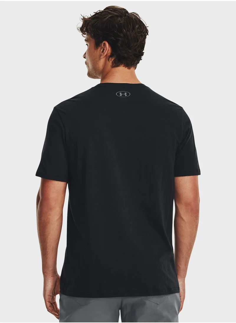 UNDER ARMOUR Big Logo Fill T-Shirt