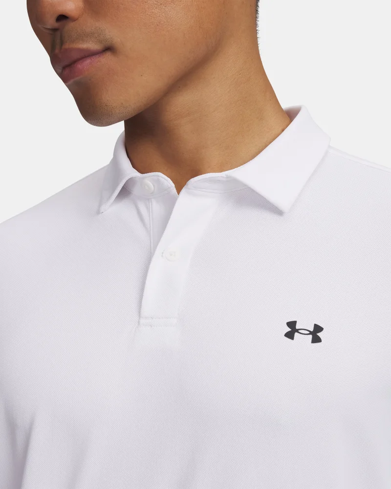 Under Armour White UA Tee To Green Pique for Men | Best Price UAE