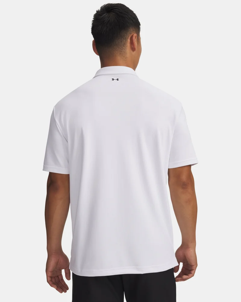 Under Armour White UA Tee To Green Pique for Men | Best Price UAE
