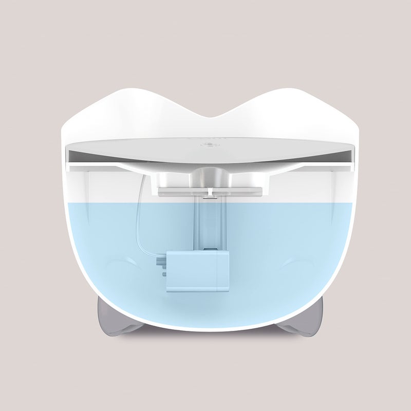 Catit PIXI Drinking Fountain â€“ Cat Water Fountain with Triple Filter and Ergonomic Drinking Options, Stainless Steel - Image 4
