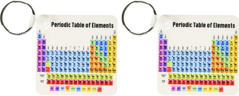 3dRose The Periodic Table of Elements  Key Chains 225 x 45 inches set of 2 kc_108318_1 - Image 4