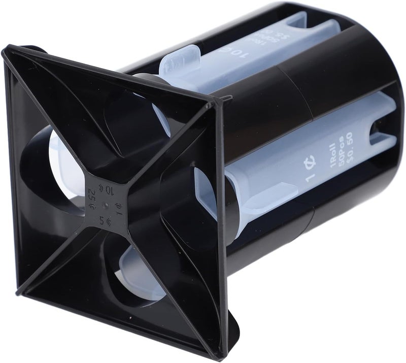 FTVOGUE Counter, Plastic Change Sorter with 4 Tubes, Efficient Roller for USD, Ideal for Home Office and Retail Use - Image 4