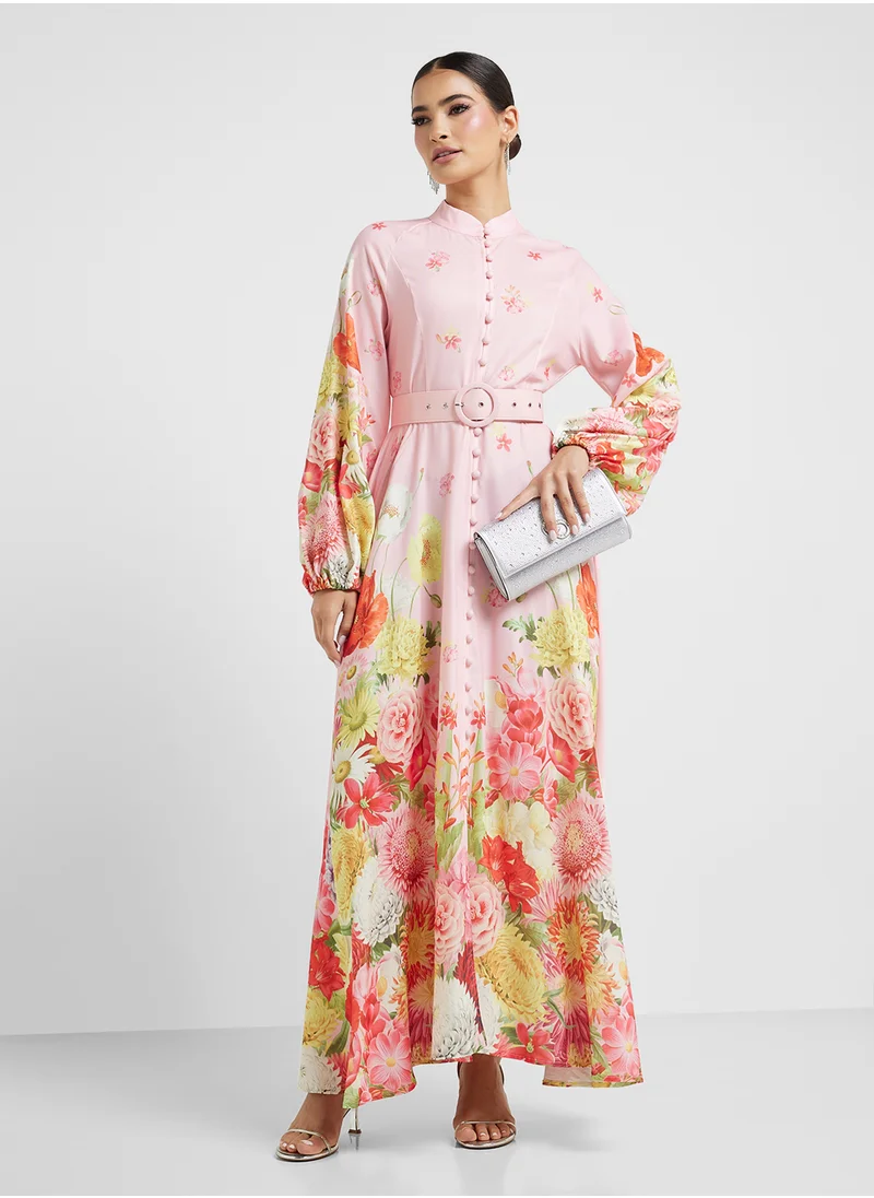 Khizana Floral Print Dress