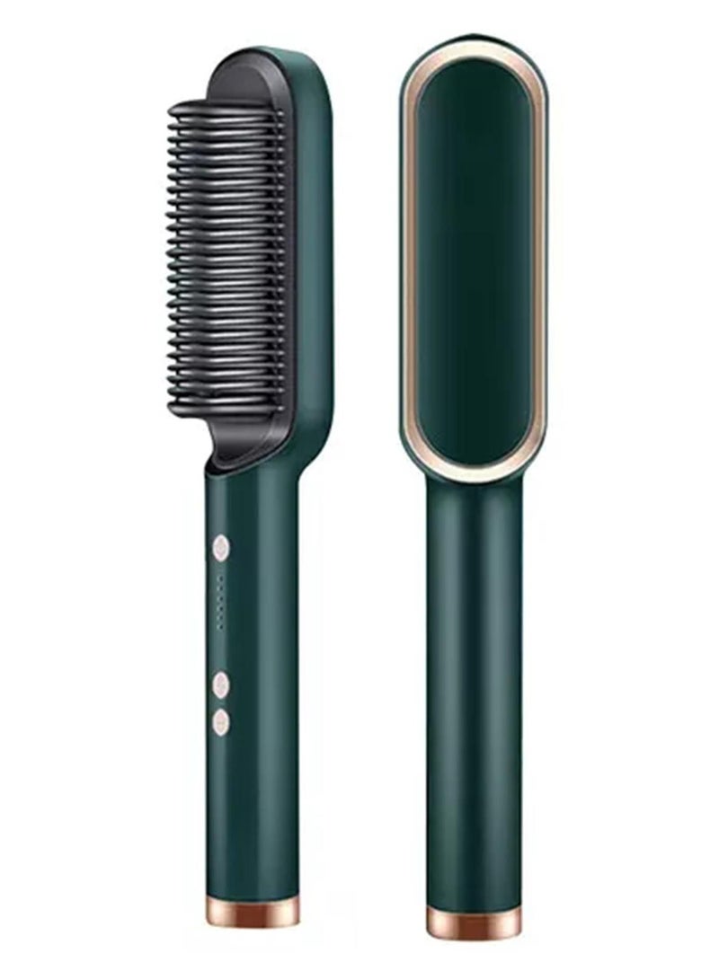 مشط فرد الشعر، مصفف الشعر، آلة فرد الشعر الكهربائية مع 5 مستويات تحكم في درجة الحرارة لفرد الشعر للنساء، متعدد الألوان - Image 1