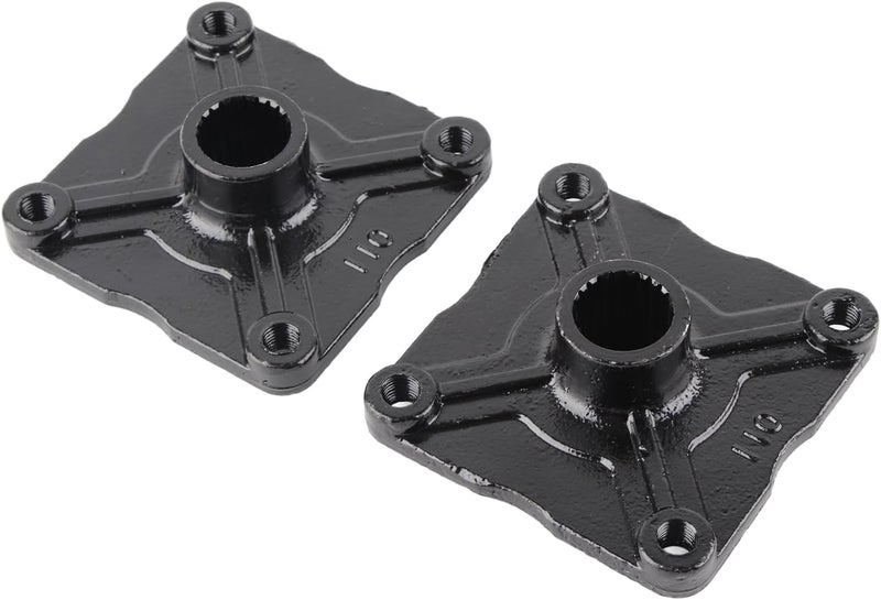 23 Tooth Spline 4 Stud Wheel Rear Axle Hub, Steel Alloy, 2pcs for 110CC 150CC Quad Bike ATV Dune Go Kart - Durable Construction, Easy Replacement - Image 1