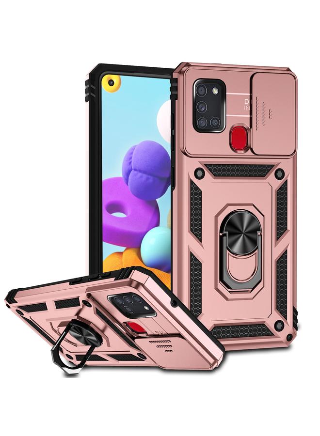 S-TOP Case For Samsung Galaxy A21s Sliding Camshield Holder Phone Case - Image 1