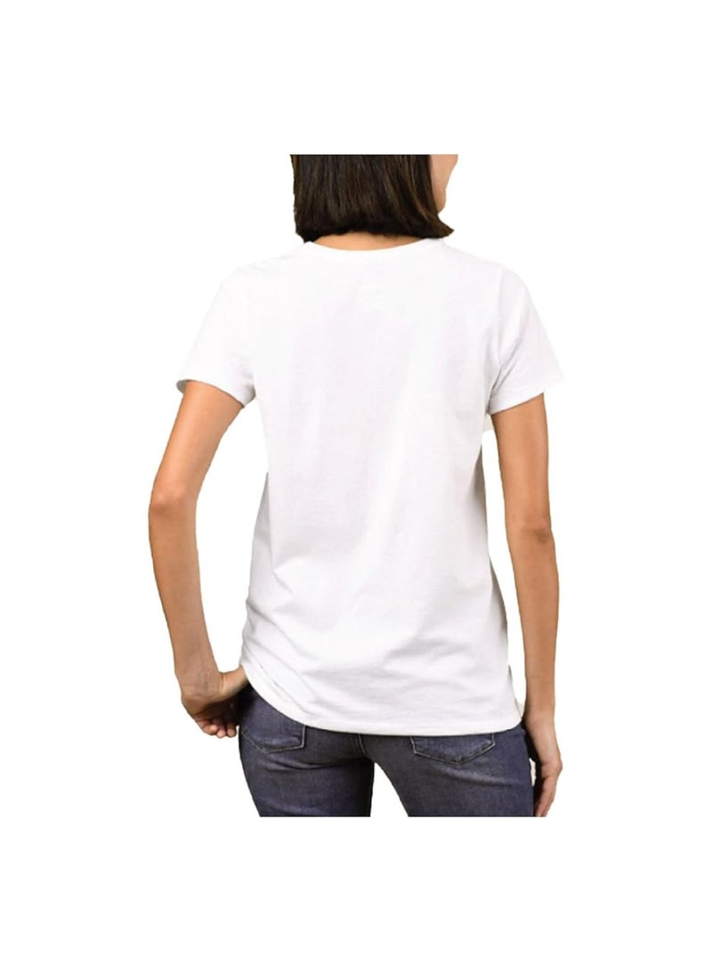 PRINTSHOP4ME Christmas Santa Tshirt For Women-Adults Celebrations Tshirt–Round Neck And Short Sleeve Cotton Tshirt,Everyday Wear - Image 2
