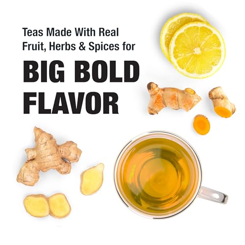 Tiesta Tea - Lemon Ginger Turmeric, Loose Leaf, Lemon Ginger Herbal Tea, Premium Blend, Non Caffeinated Herbal, Make Hot or Iced Brews Up to 25 Cups, 2.5 Ounce Resealable Pouch - Image 5
