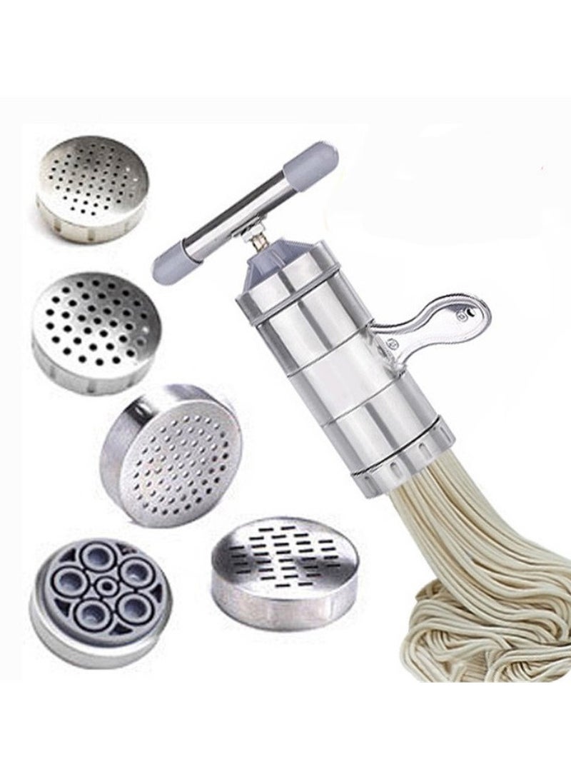 general Stainless steel household small manual noodle machine kitchen hand noodle sheeter dough sheeter handmade noodle dumpling machine - Image 1
