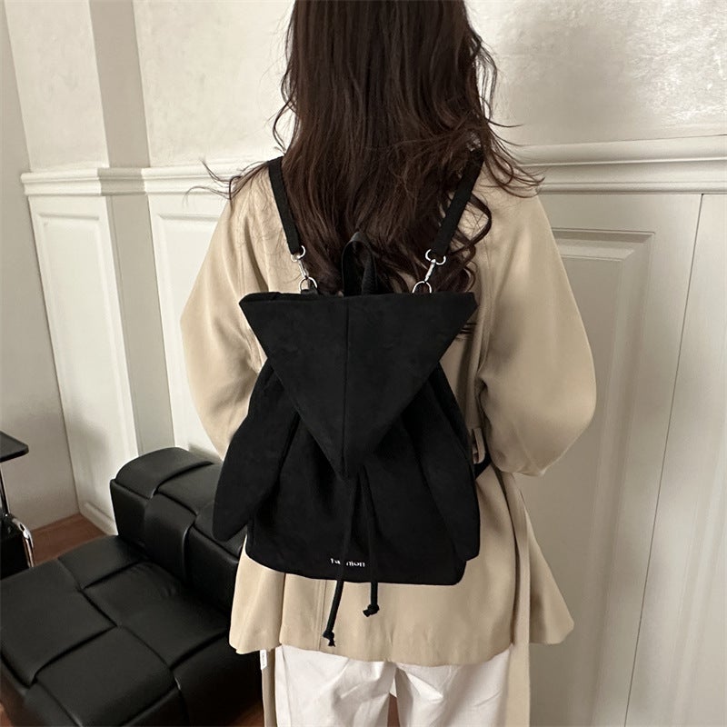 Korean Style Angel Wing Drawstring Backpack - Image 3