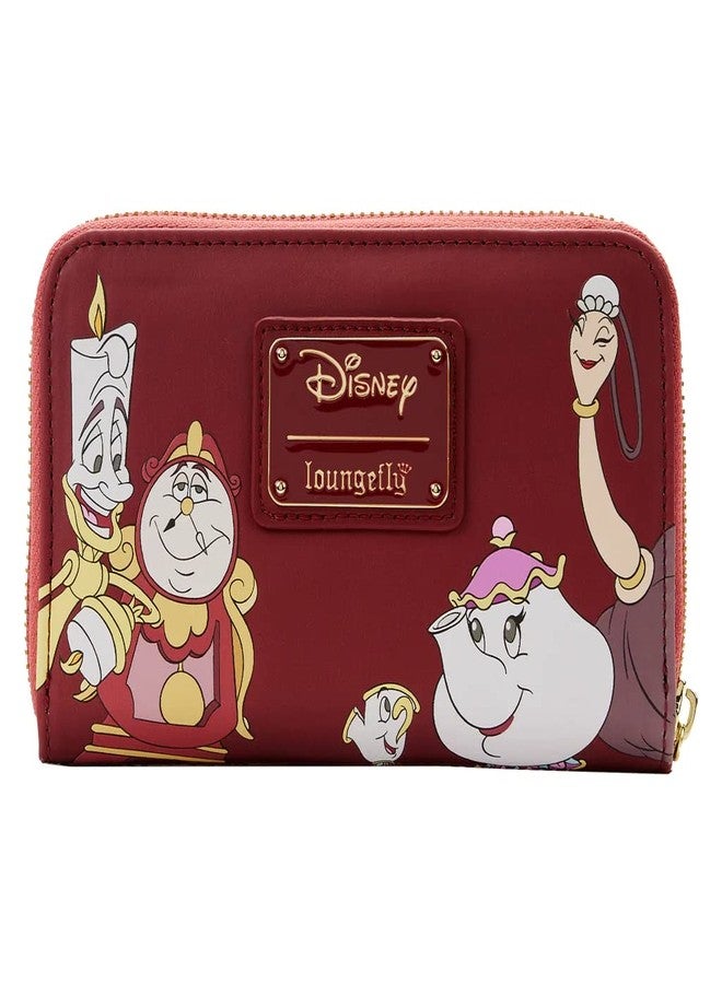 Loungefly Disney Beauty and the Beast Fireplace Scene Zip Around Wallet - Image 2
