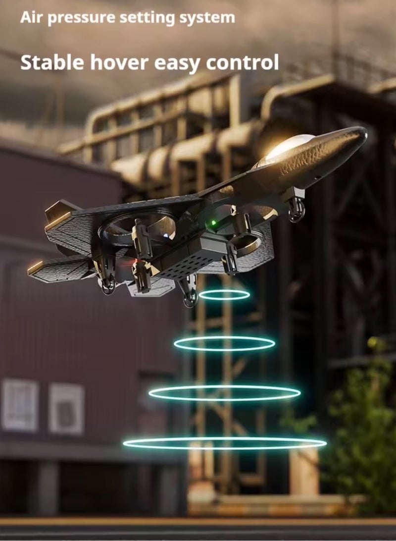 OVYA 2.4GHz Remote Control Airplane – Sturdy Design, Easy to Fly, 3D Stunts, Great for Kids and Adults, Fun Outdoor Activity, foam fighter jet Thunder With 2 Battery - Image 5