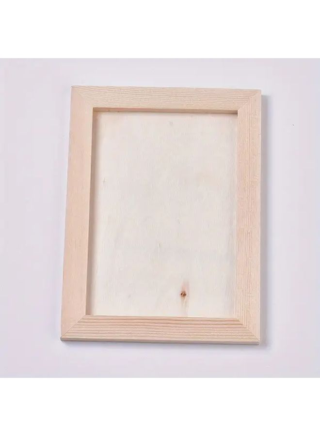 10 Pcs Natural Wood Rustic Picture Frames For 3D Painting Handmade Art Crafts - Image 2