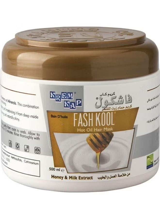 ماسك الشعر فاشكول بخلاصة الحليب و العسل متعدد الألوان 500ملليلتر