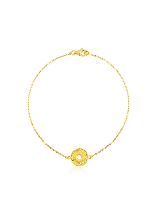 بفلح للمجوهرات أساور ذهبية أنيقة عيار 22 قيراطًا لكل مناسبة - Image 1