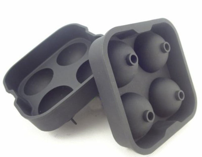 Hetarmi Enterprise Whiskey Silicon Ice Cube Ball Maker Mold Sphere Mould Brick Party Tray Round Multi Color - Image 1