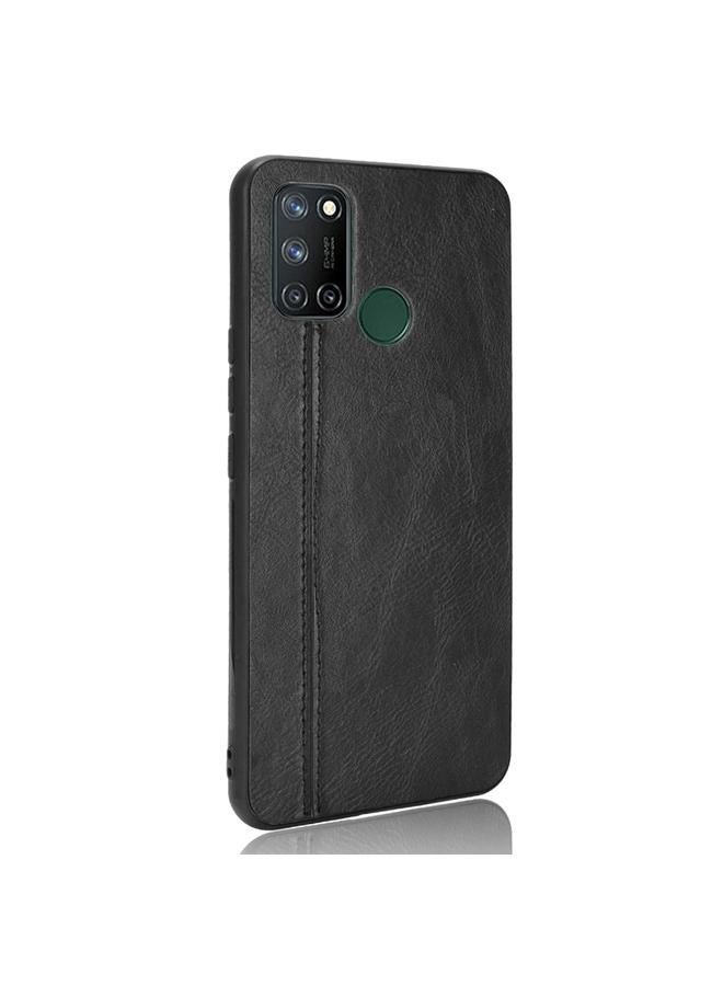 إيروريكس جراب لهاتف OPPO Realme C17/Realme 7i مقاوم للصدمات بنقشة جلد البقر من مادة PC + PU + TPU - Image 3
