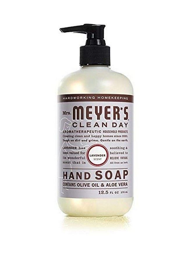 Mrs. Meyer's Clean Day Liquid Hand Soap 3 Scent Variety Pack Lemon Verbena Lavender Basil 3 Ct  - Image 4