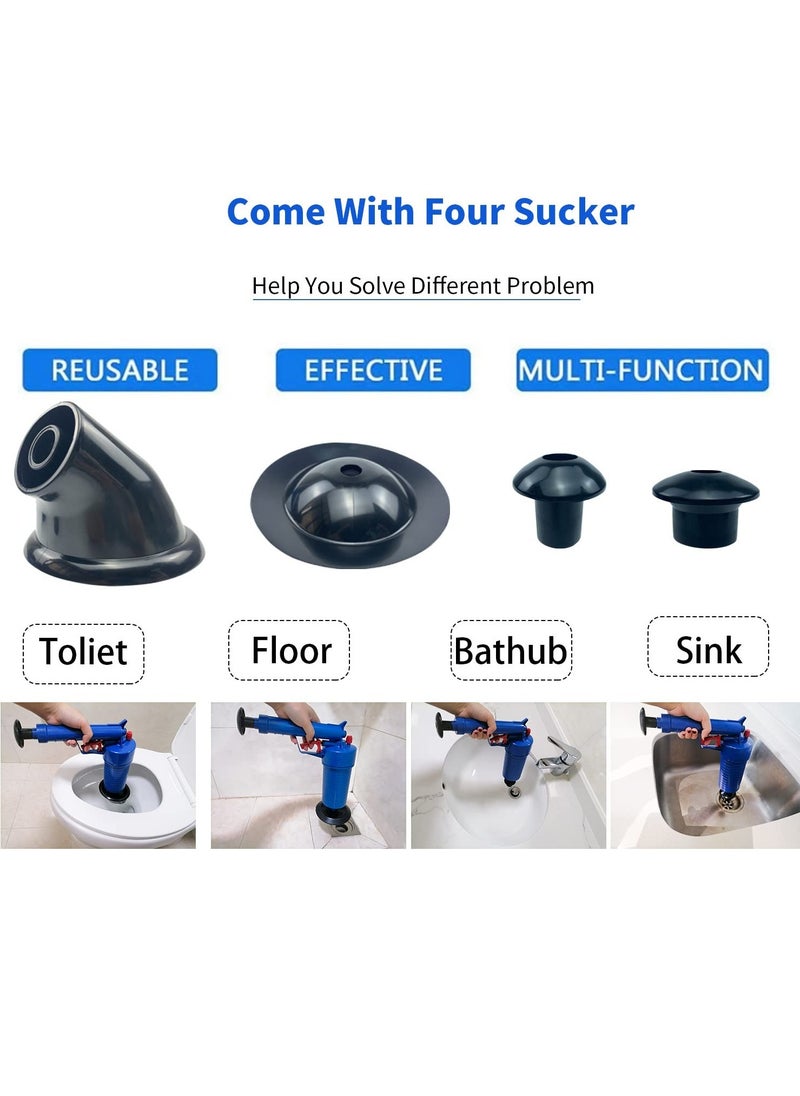Sink Plunger, Toilet Plunger, Kitchen Sink Sewer Dredge Tool, Manual Sink Plunger, Cleaner Pump for Kitchen Bathroom Dredge Pipe Sewer Drain Blaster Drain Cleaner - pzsku/Z5F4A2E8D7340BC68C904Z/45/_/1717031589/31dcf0a4-e9ce-41da-b86d-223893cc5cf9