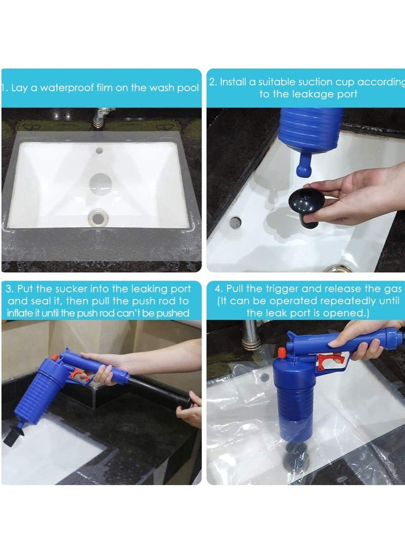 Sink Plunger, Toilet Plunger, Kitchen Sink Sewer Dredge Tool, Manual Sink Plunger, Cleaner Pump for Kitchen Bathroom Dredge Pipe Sewer Drain Blaster Drain Cleaner - pzsku/Z5F4A2E8D7340BC68C904Z/45/_/1717031596/06f16e3f-62fa-4e32-bf1a-e6b9a623d3a3
