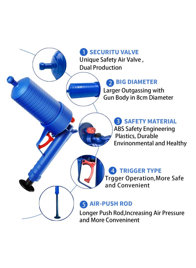Sink Plunger, Toilet Plunger, Kitchen Sink Sewer Dredge Tool, Manual Sink Plunger, Cleaner Pump for Kitchen Bathroom Dredge Pipe Sewer Drain Blaster Drain Cleaner - pzsku/Z5F4A2E8D7340BC68C904Z/45/_/1717031976/4ab9f12c-06b9-4872-9a63-af44fefc205f