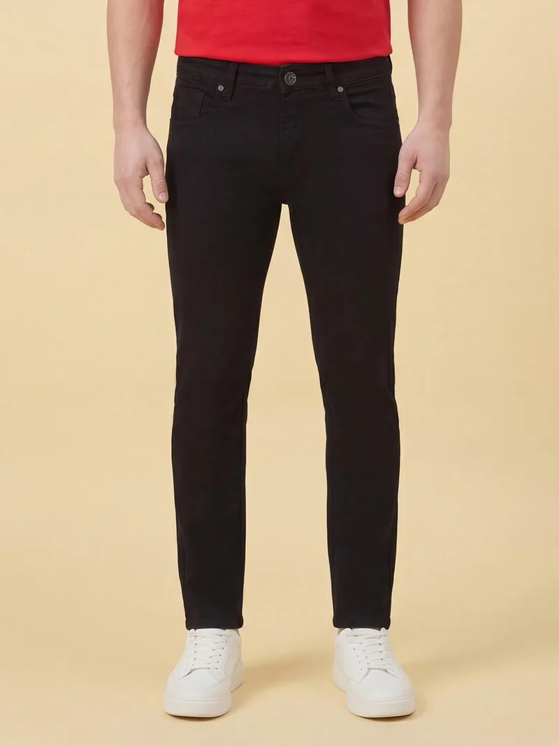 Being Human Men Cropped Tapered Fit Mid-Rise Jeans