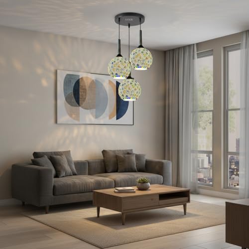 Lyse Decor Hanging Lights for Home Decoration, Hanging Lamps for Bedroom, Dining Table Lights, Living Room Lamps and Restauants Table Lamps (Handicrafted) - Image 2