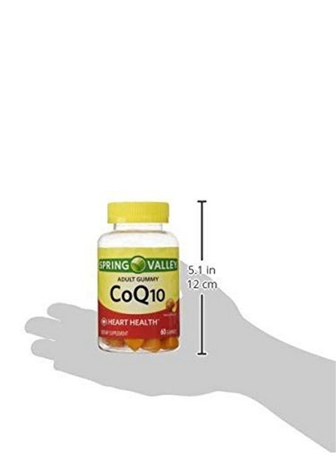 SPRING VALLEY مكمل غذائي للبالغين من سبرينغ فالي، جوميز كيو 10، 60 حبة - Image 4