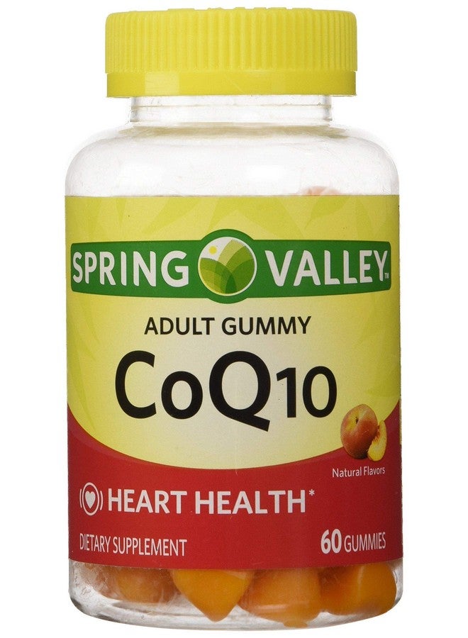 SPRING VALLEY مكمل غذائي للبالغين من سبرينغ فالي، جوميز كيو 10، 60 حبة - Image 1