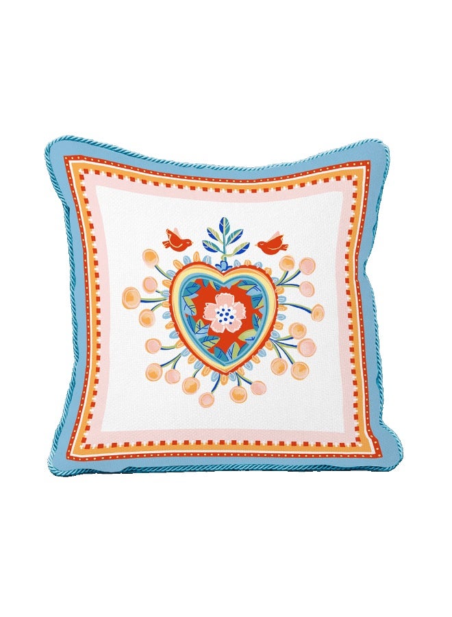 Baci milano Set of 2 Embroidered Decorative Cushions 45×45 cm – Mamma Mia Collection, Elegant Throw Pillows, Italian Design Home Décor, Sofa, Bedroom, Gift - Image 2
