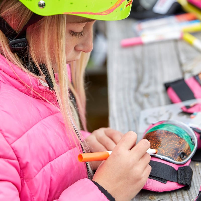 Wipeout Dry Erase Kids’ Pad Set with Knee Pads, Elbow Pads, and Wristguards - Neon Zest - Image 5