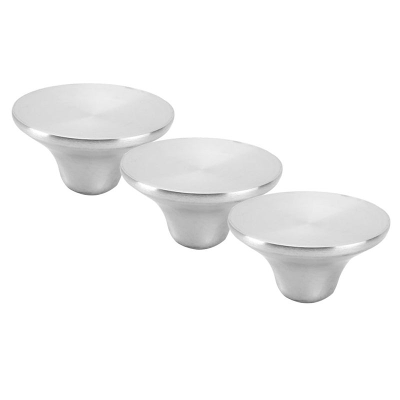 Stainless Steel Pot Lid Handles Replacement Knobs Set of 3 Kitchen Accessories - Image 2